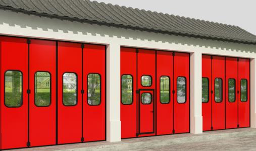 消防折（shé）疊門
